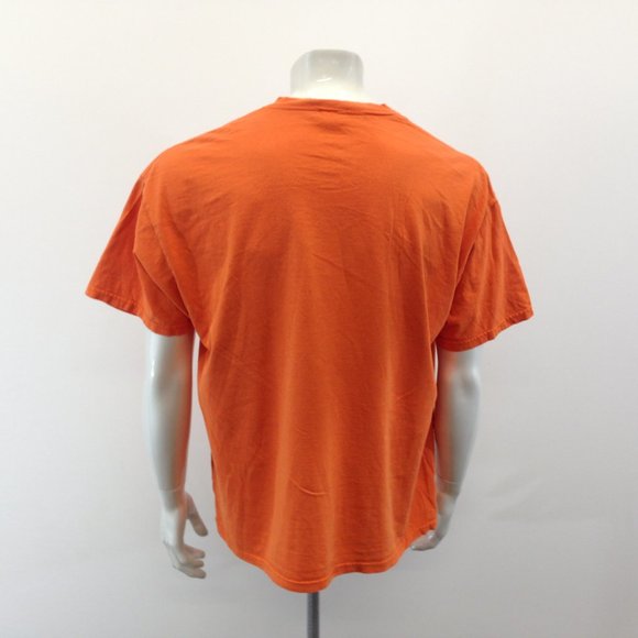 Dallas TX Vintage T Shirt Men's Size XL Orange - Picture 2 of 4